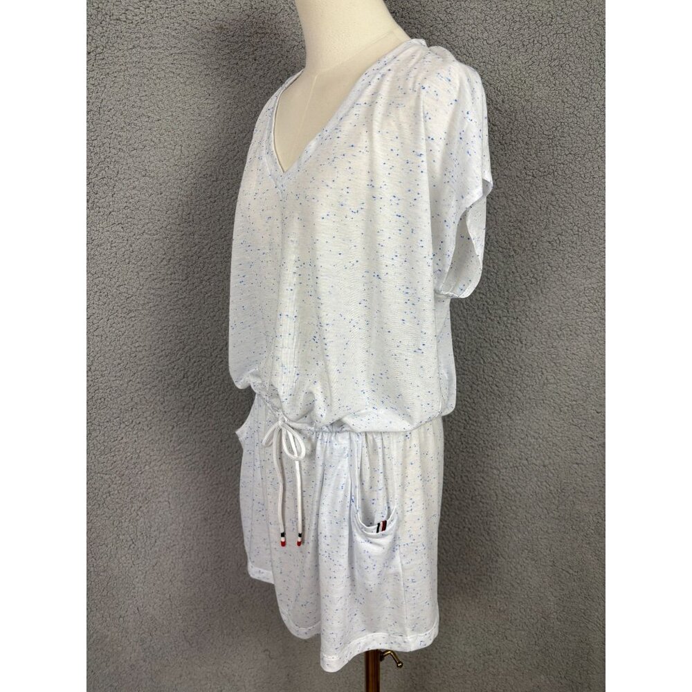 Tommy Hilfiger Multicolor V-Neck Swim Dress Cover up Drawstring Size L/XL NWT's. - Picture 4 of 8